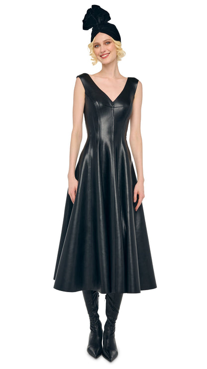 GRACE DRESS TO MIDCALF Black | Norma Kamali Women
