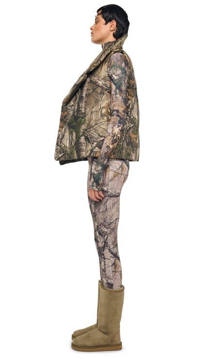 SLEEVELESS SLEEPING BAG VEST Trees | Norma Kamali Women