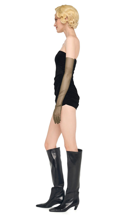 LONG GLOVES Mushroom | Norma Kamali Women