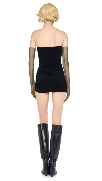 LONG GLOVES Mushroom | Norma Kamali Women