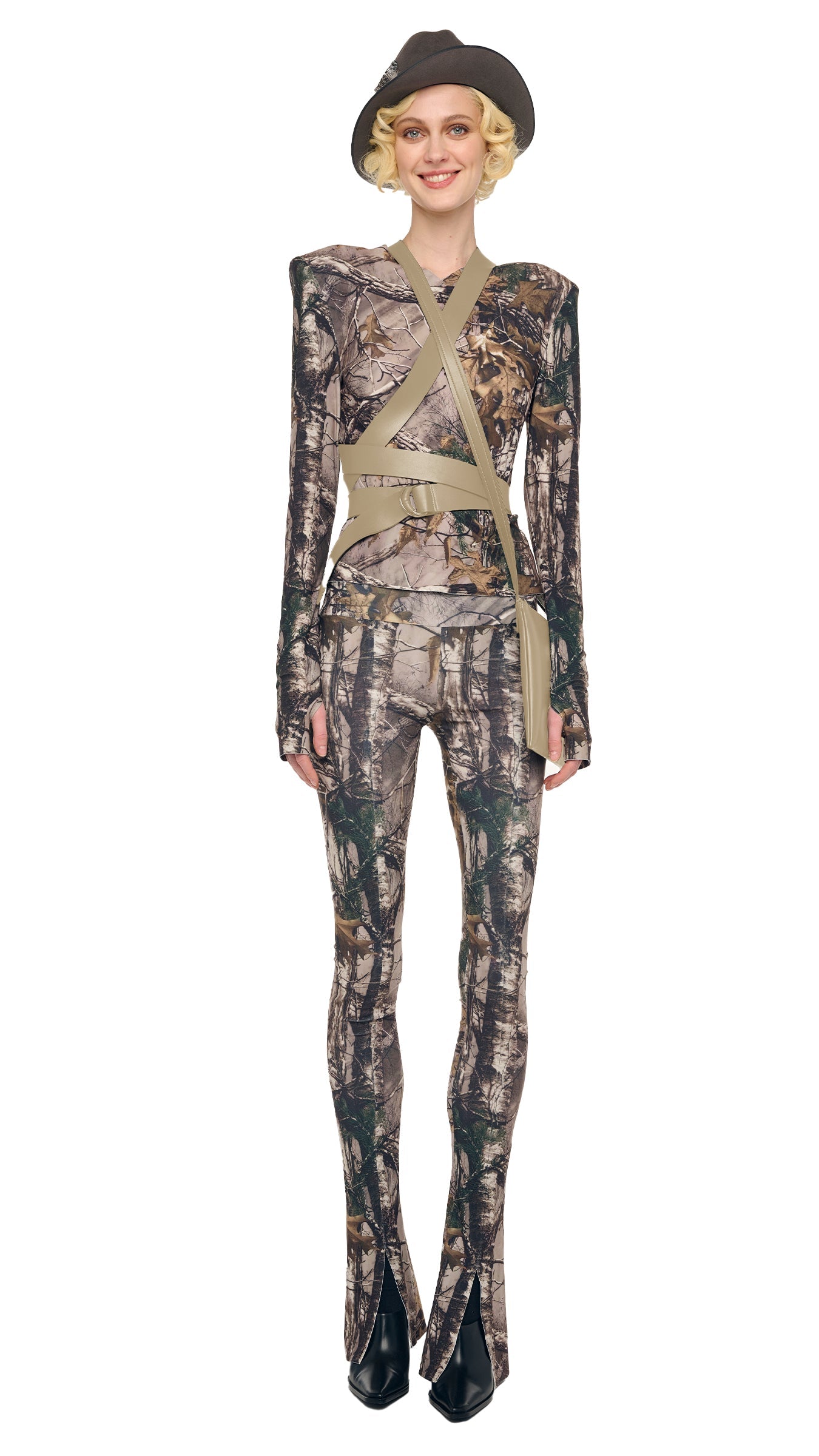 MID BELT XL Elm | Norma Kamali Women