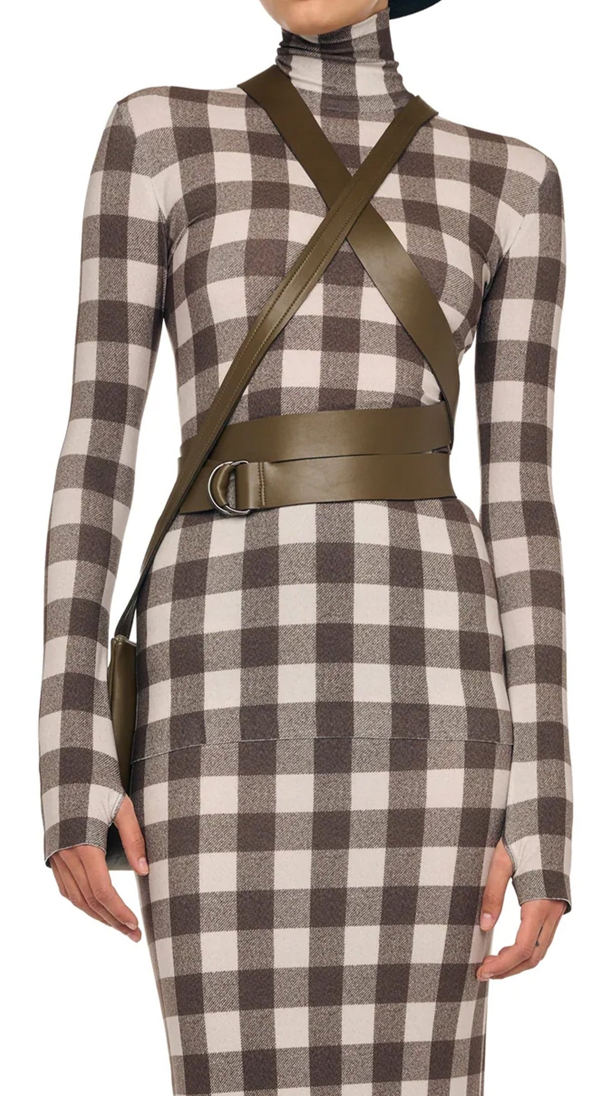 MID BELT XL Bark | Norma Kamali Women