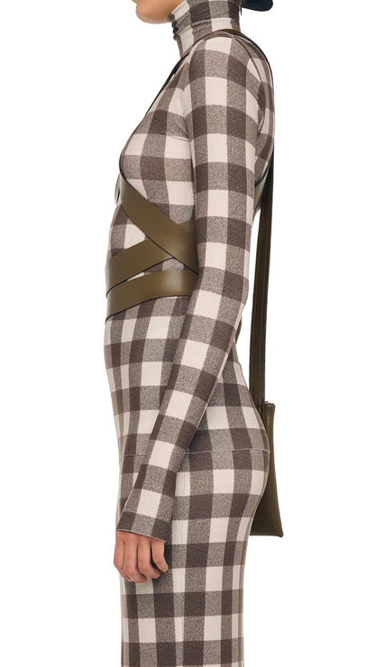 MID BELT XL Bark | Norma Kamali Women