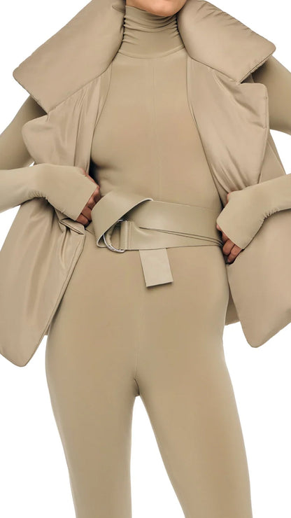 WIDE BELT XL Elm | Norma Kamali Women