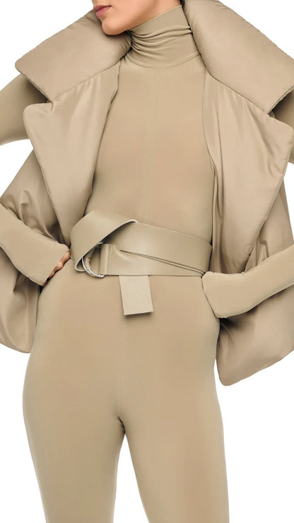 WIDE BELT XL Elm | Norma Kamali Women