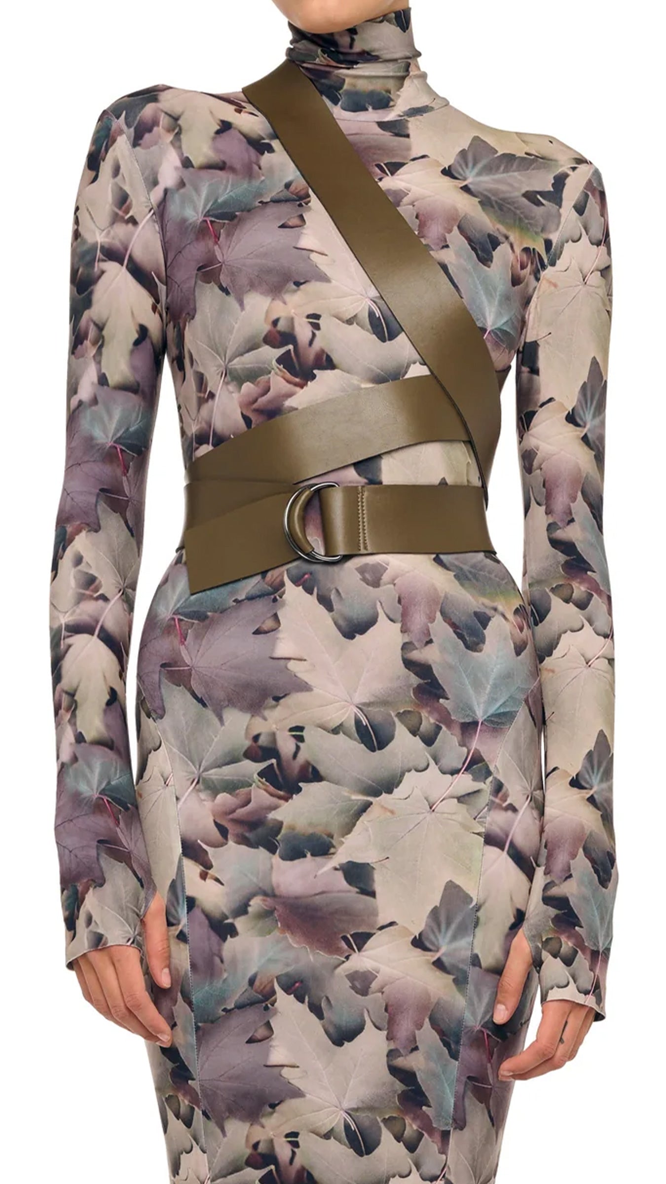 WIDE BELT XL Bark | Norma Kamali Women