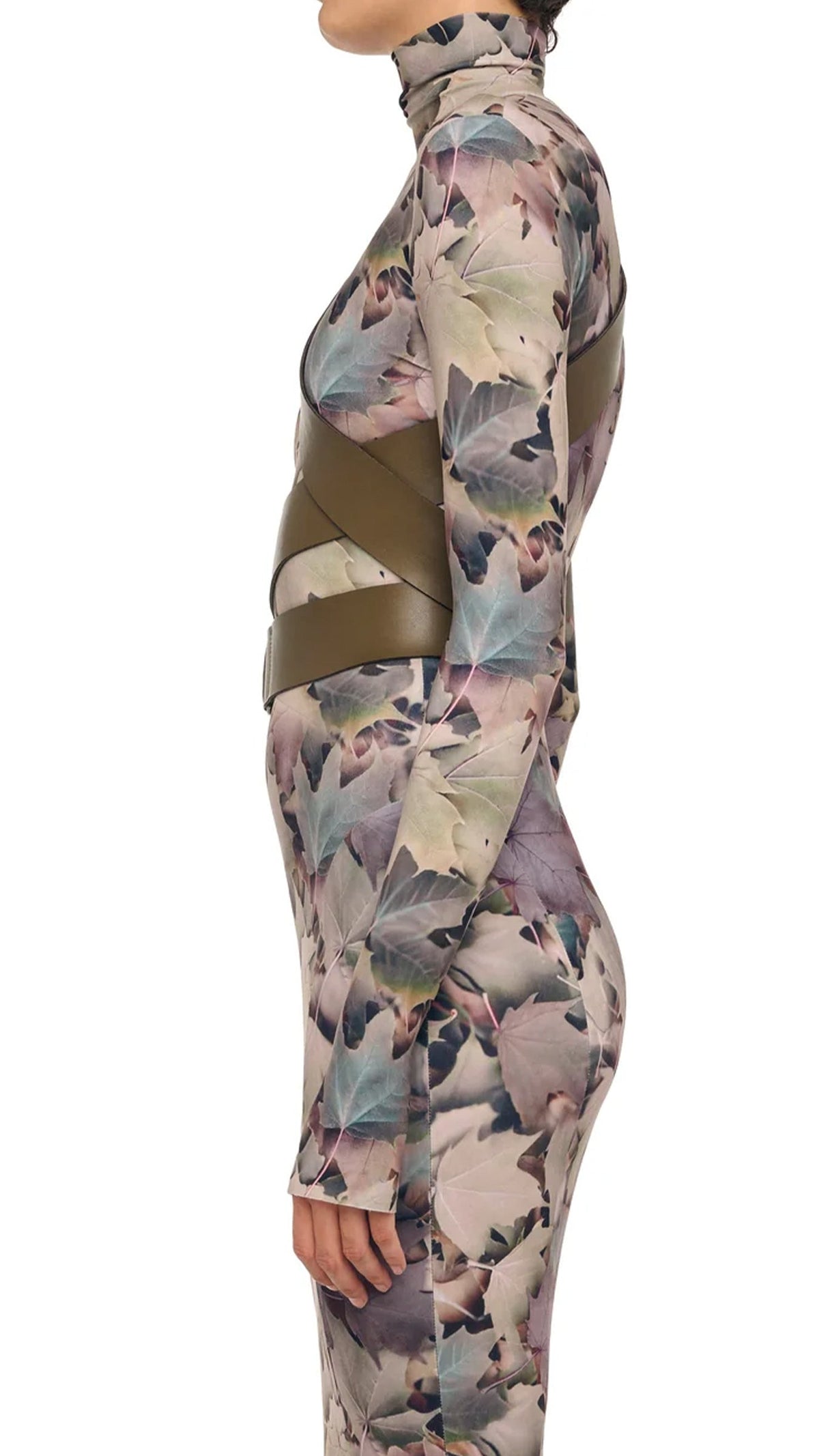 WIDE BELT XL Bark | Norma Kamali Women