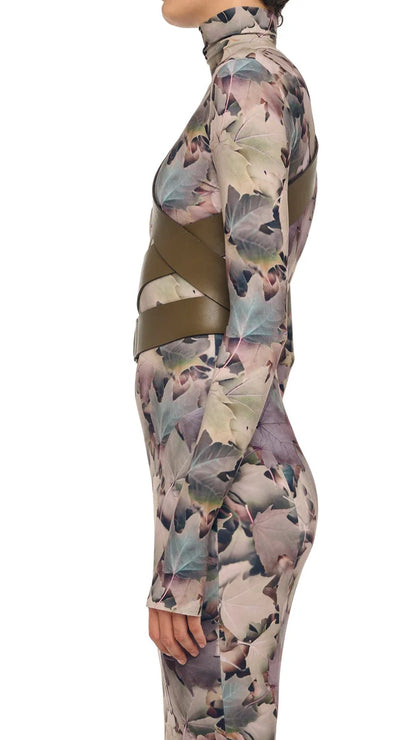 WIDE BELT XL Bark | Norma Kamali Women