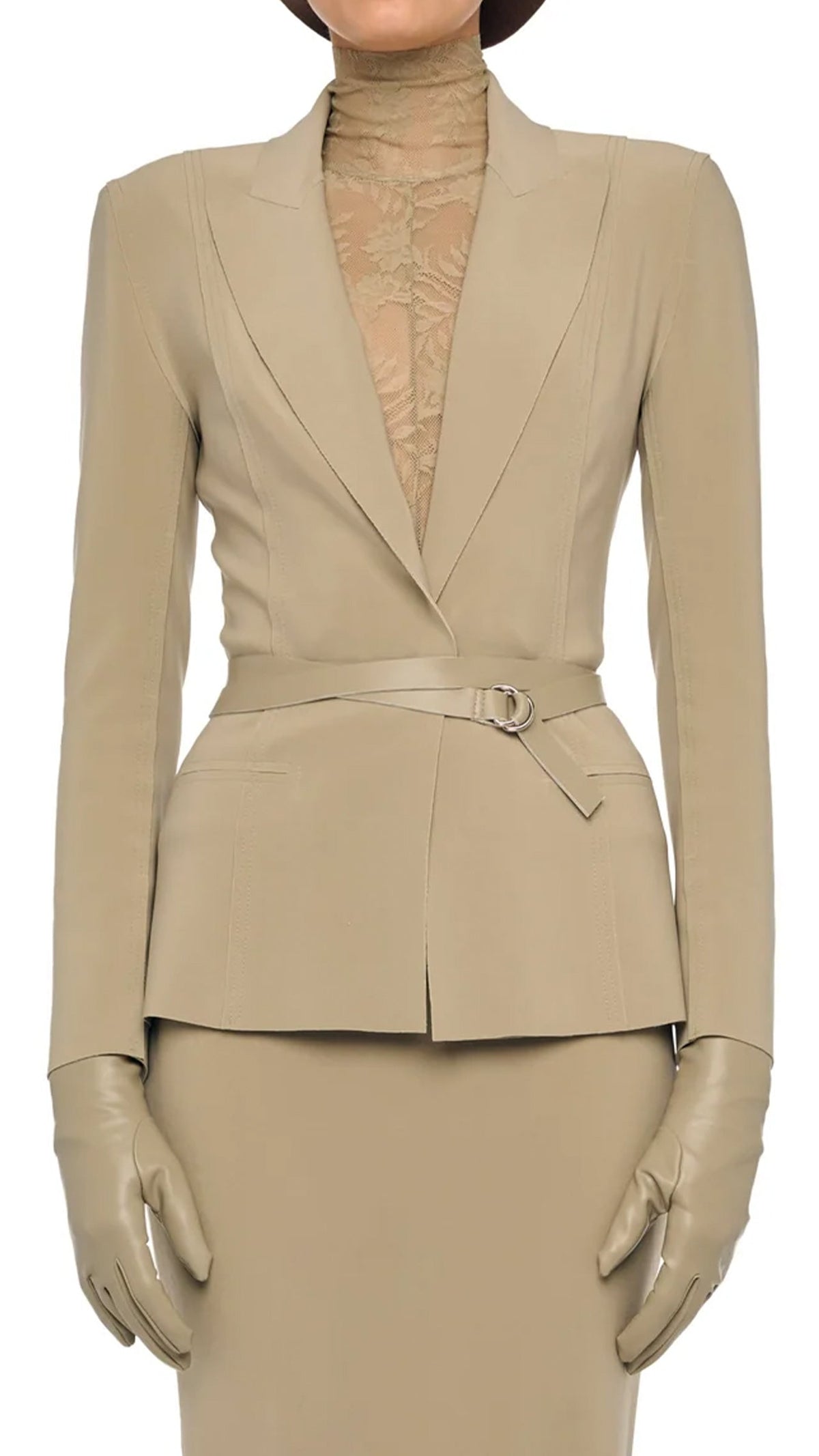 SKINNY BELT XL Elm | Norma Kamali Women