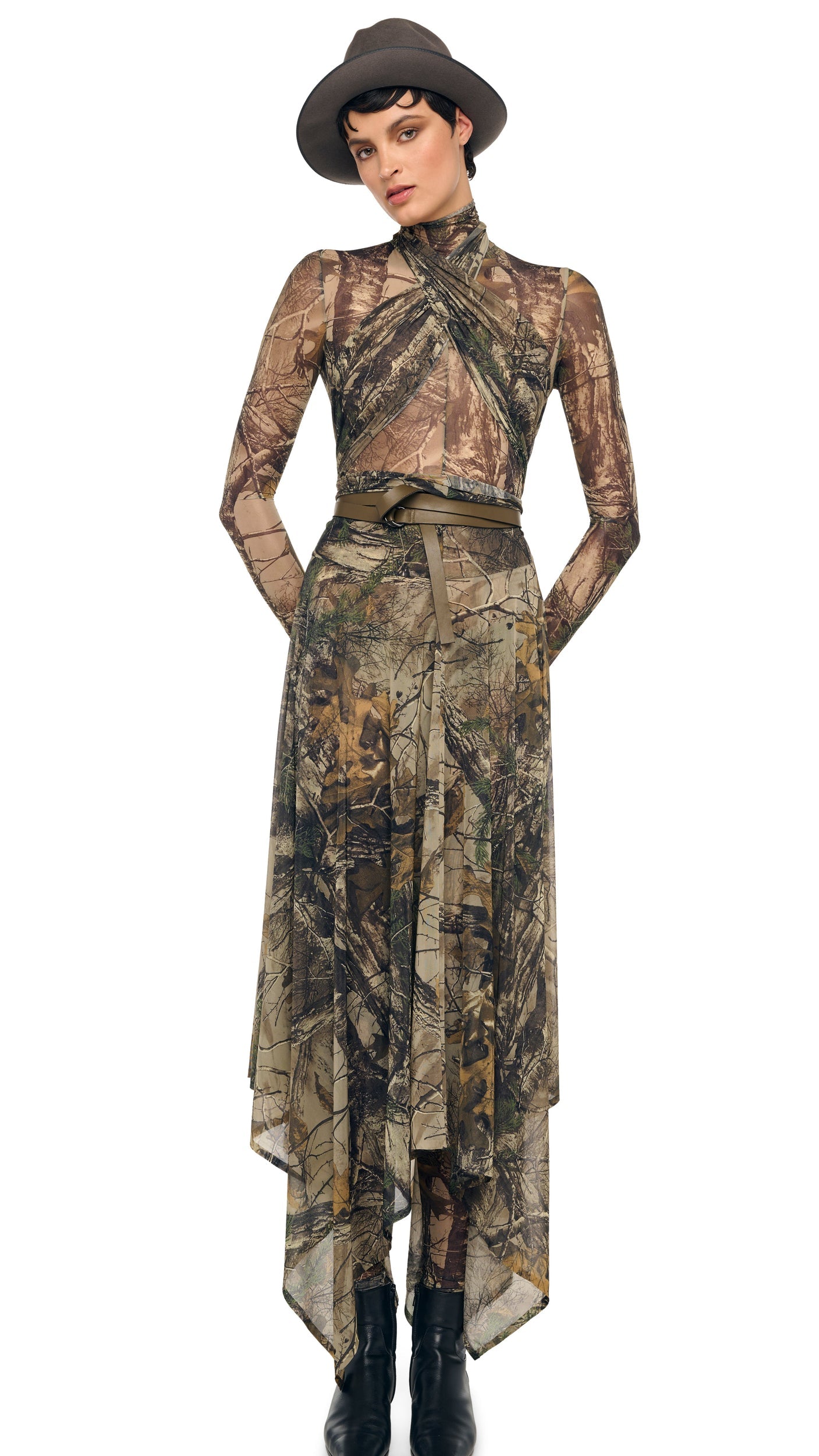 SKINNY BELT XL Bark | Norma Kamali Women