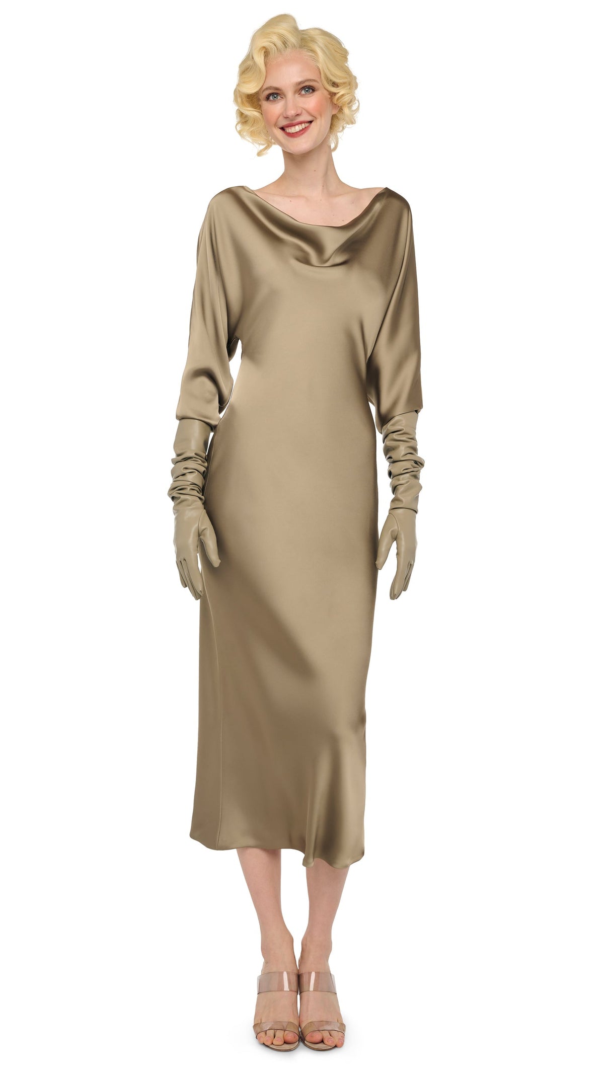 LONG GLOVES Elm | Norma Kamali Women
