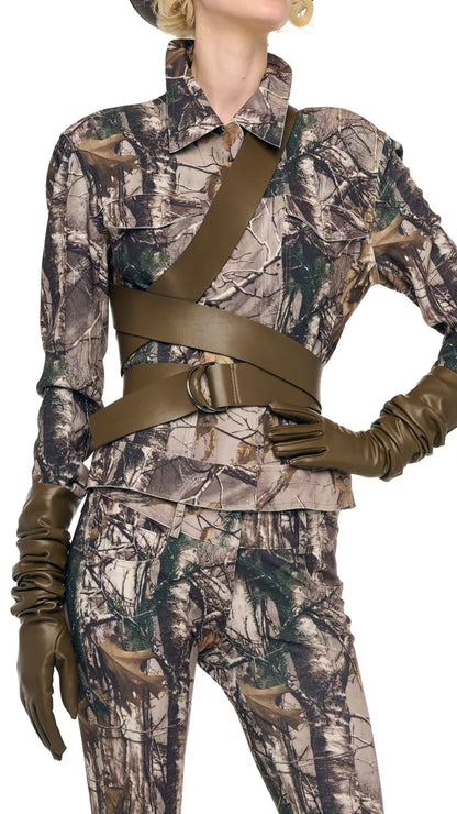 LONG GLOVES Bark | Norma Kamali Women