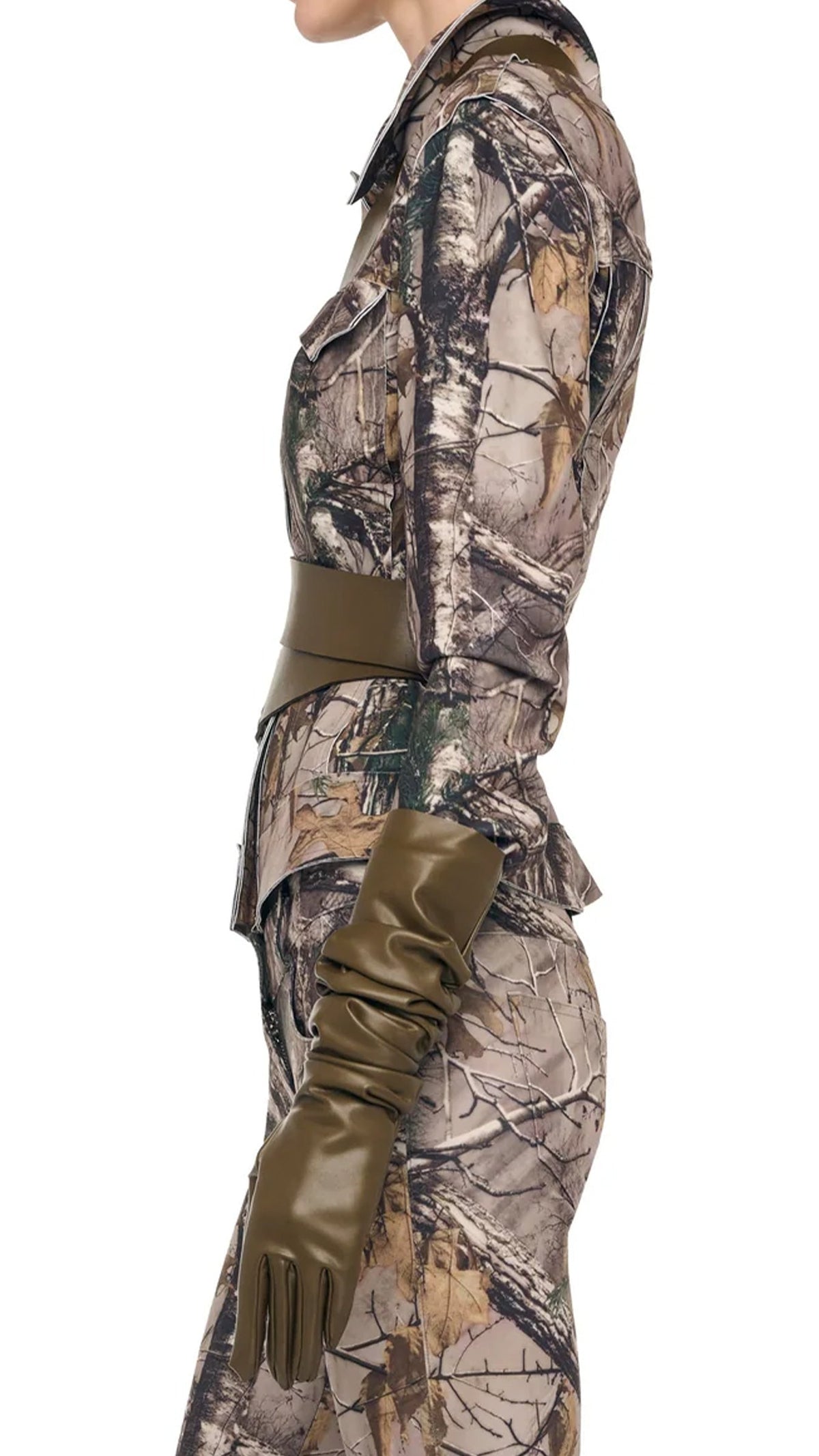 LONG GLOVES Bark | Norma Kamali Women