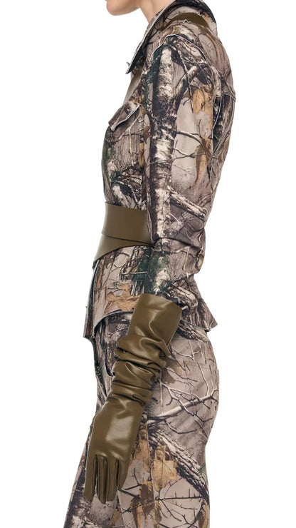 LONG GLOVES Bark | Norma Kamali Women