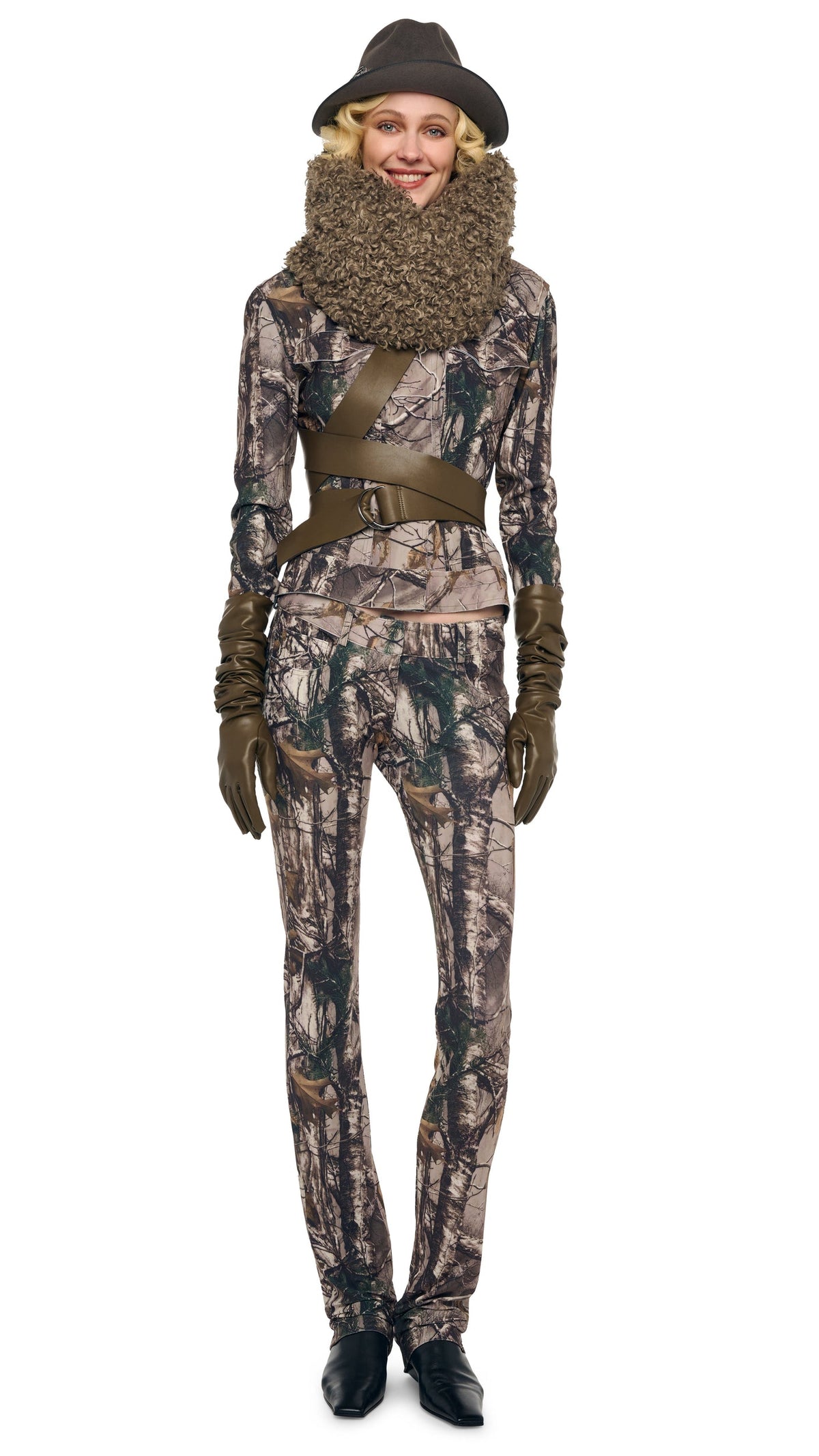 TUBE SCARF Bark | Norma Kamali Women