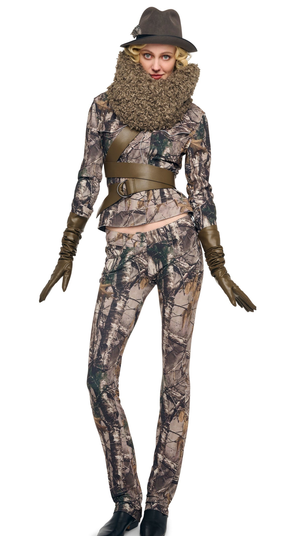 TUBE SCARF Bark | Norma Kamali Women