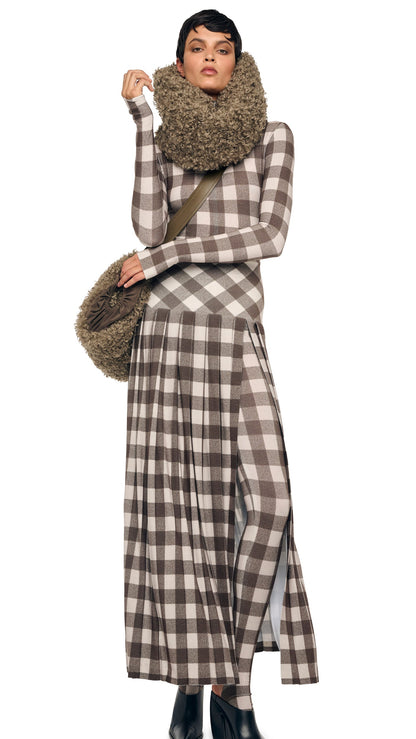TUBE SCARF Bark | Norma Kamali Women