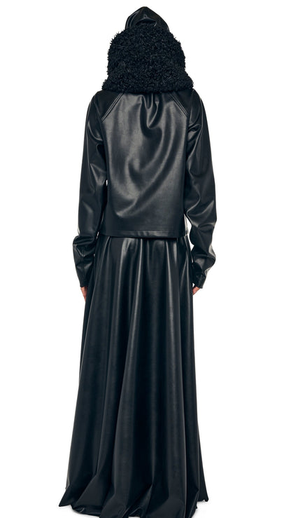 TUBE SCARF Black | Norma Kamali Women
