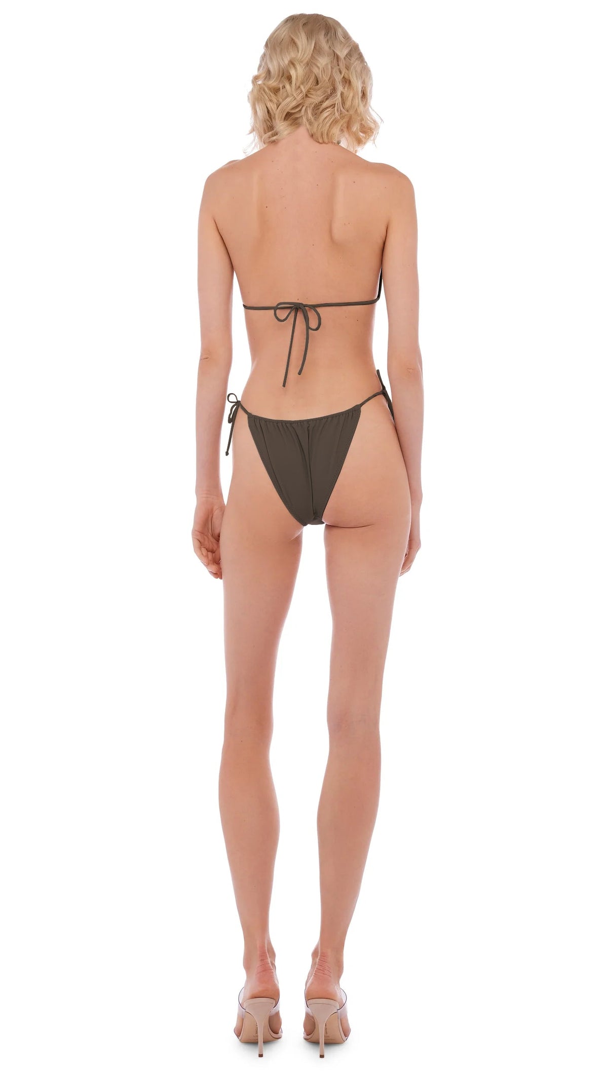 STRING BRA + STRING BOTTOM Bark | Norma Kamali Women