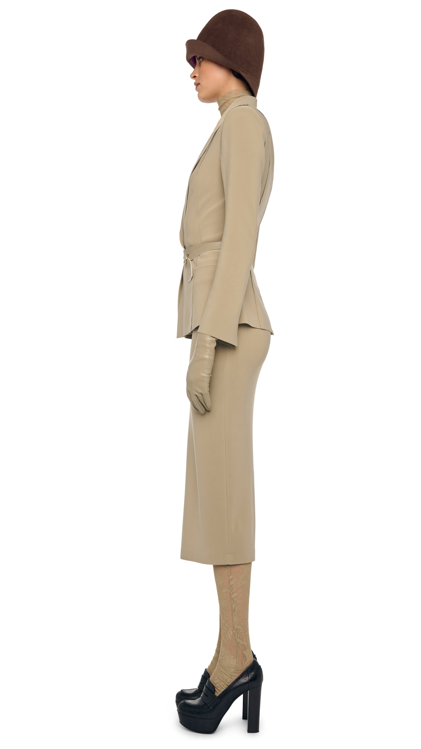 STRAIGHT SKIRT TO MIDCALF Elm | Norma Kamali Women