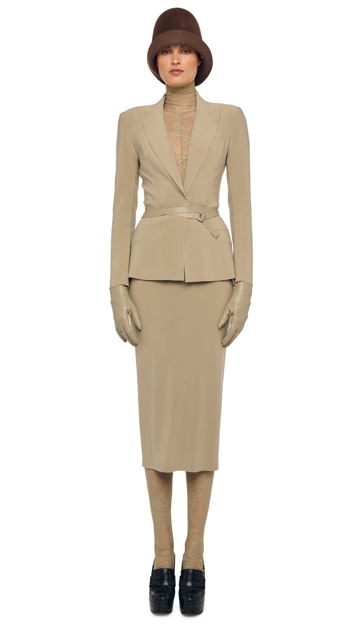 STRAIGHT SKIRT TO MIDCALF Elm | Norma Kamali Women