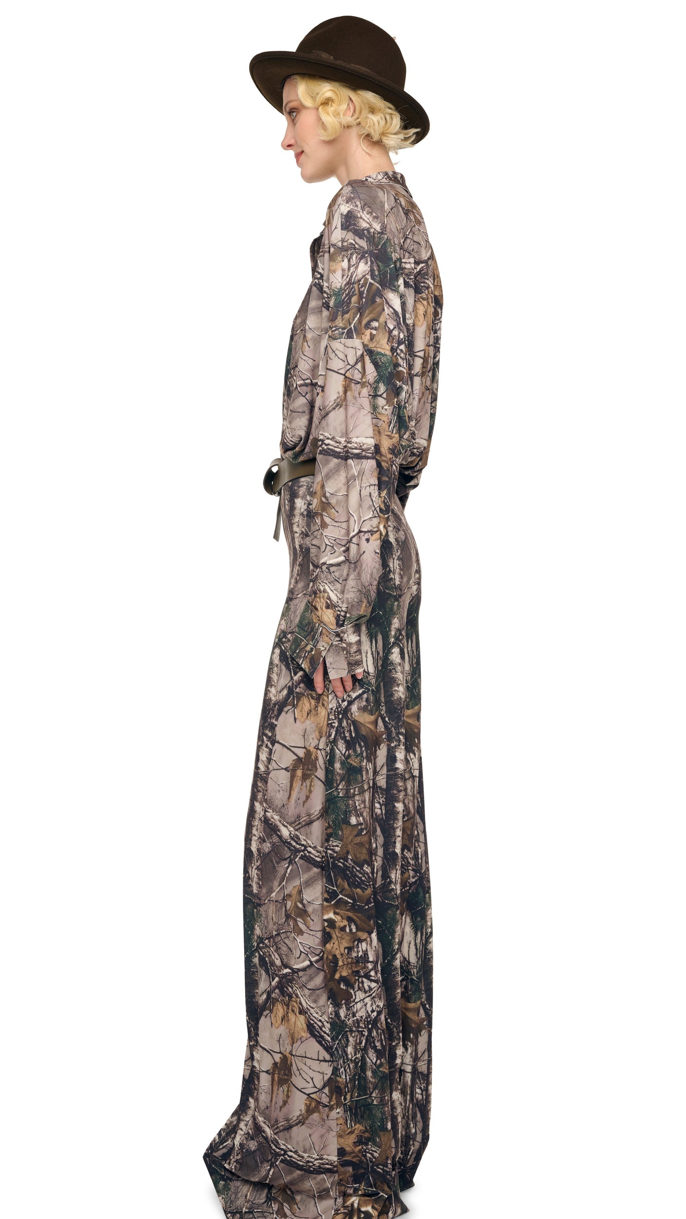 SUPER OS BF NK SHIRT BODYSUIT Trees | Norma Kamali Women