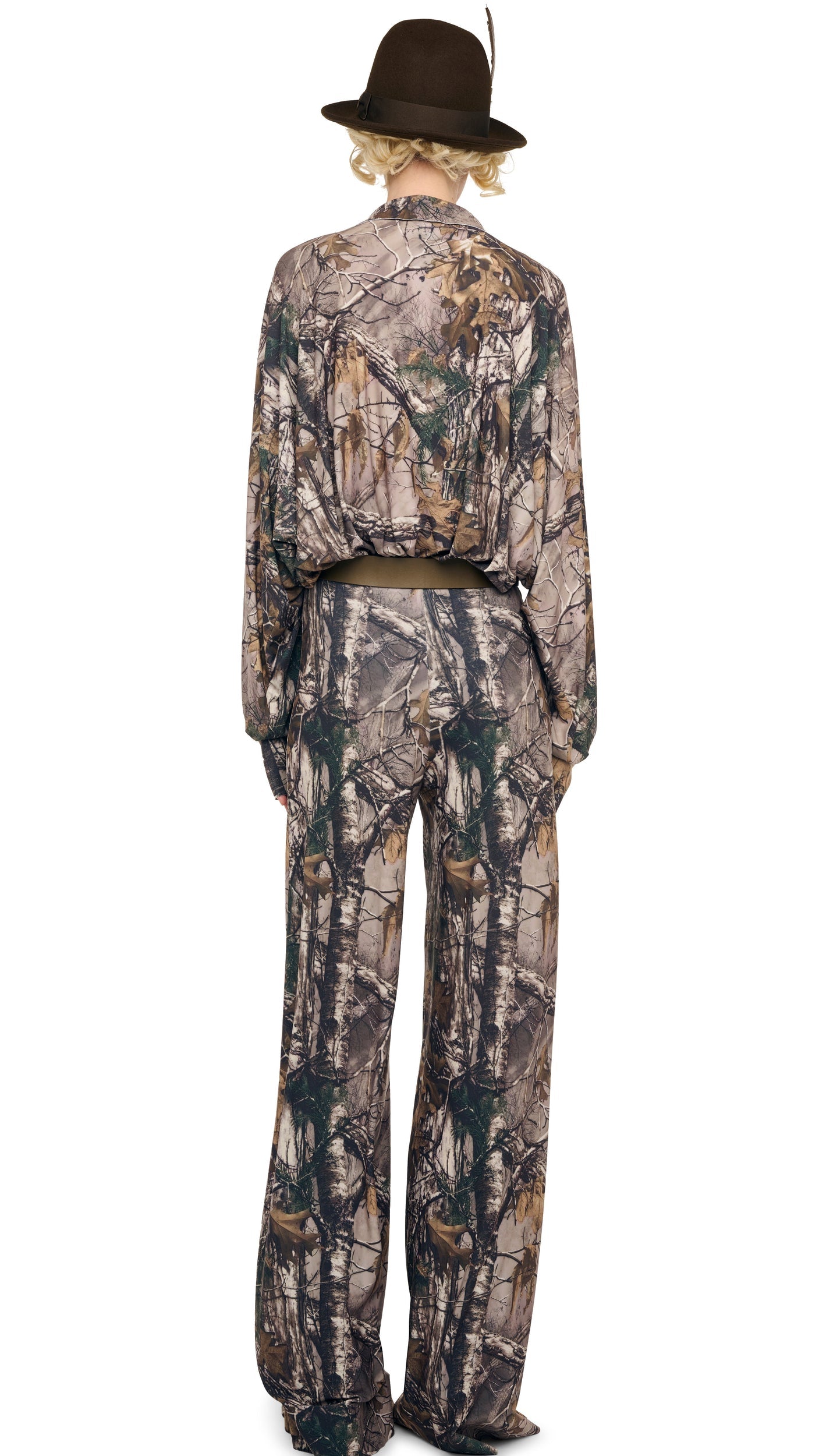 SUPER OS BF NK SHIRT BODYSUIT Trees | Norma Kamali Women