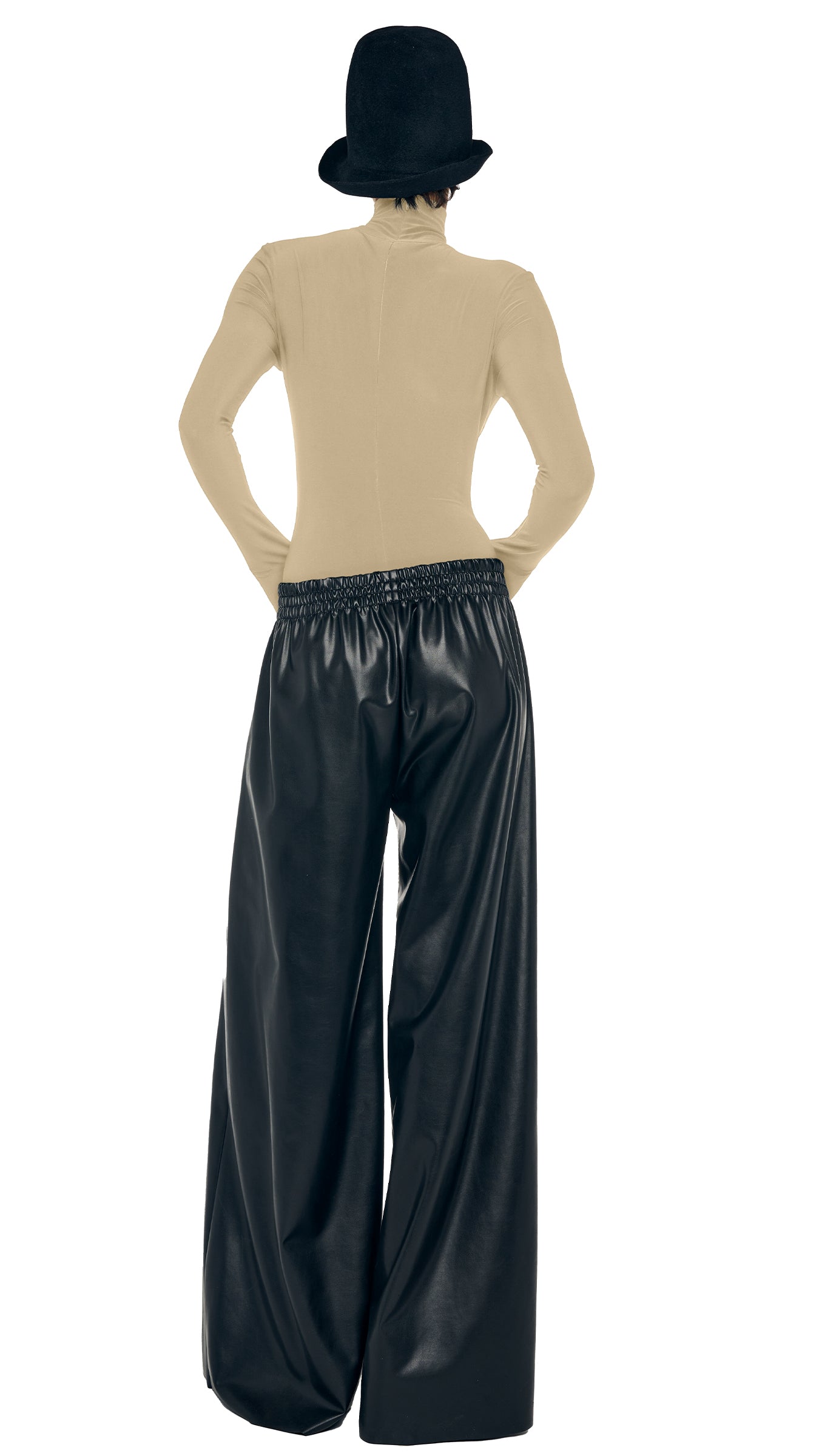 LONG SLEEVE TURTLE BODYSUIT Elm | Norma Kamali Women