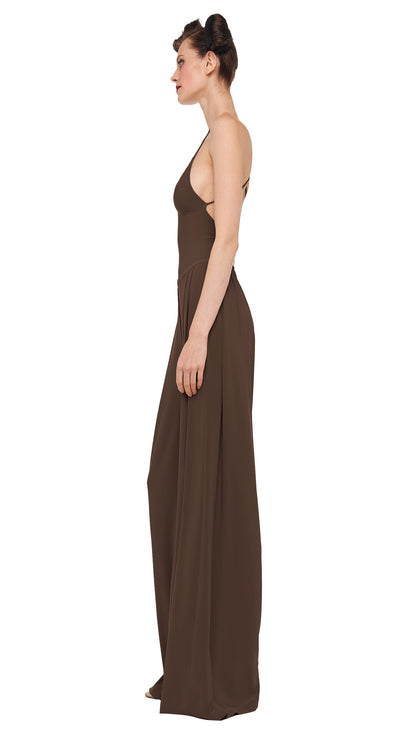 MENS PLEAT PANT Bark | Norma Kamali Women