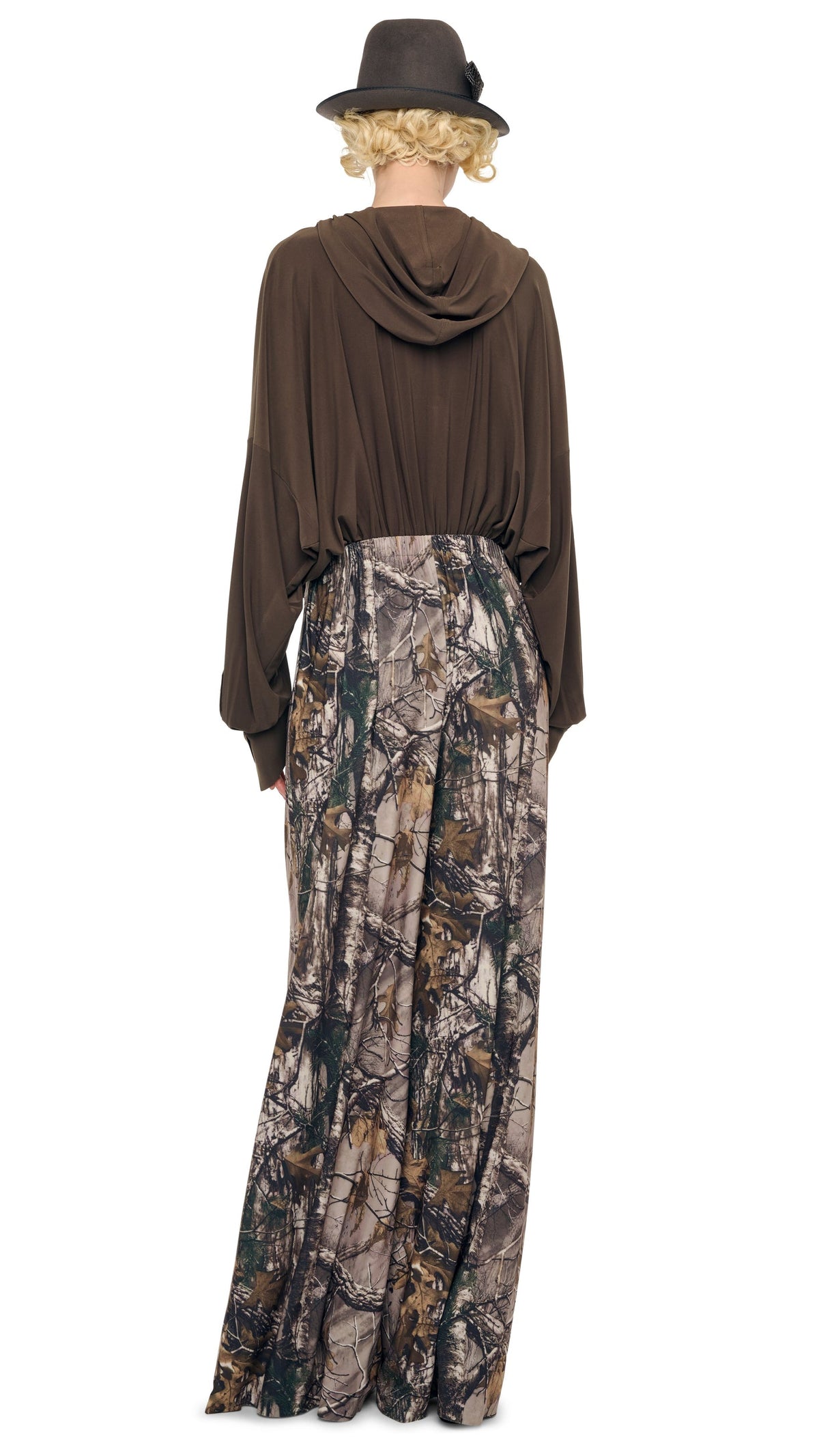 MENS PLEAT PANT Trees | Norma Kamali Women