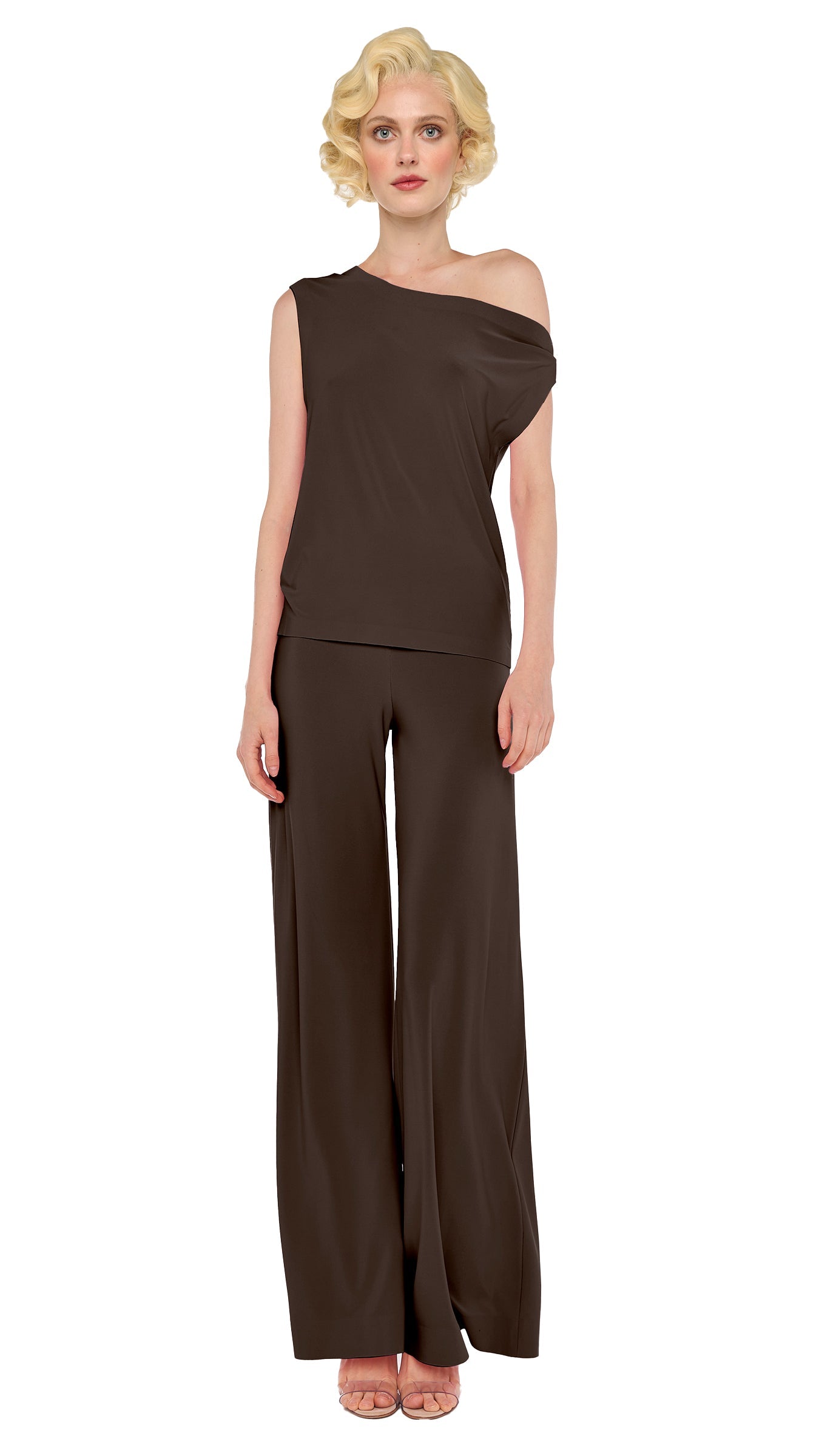 ELEPHANT PANT Bark | Norma Kamali Women