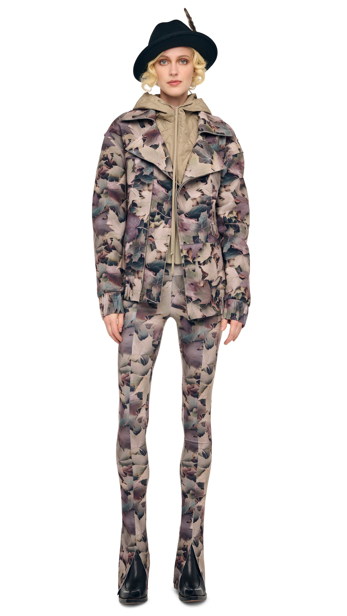 SPAT LEGGING Autumn Leaves | Norma Kamali Women