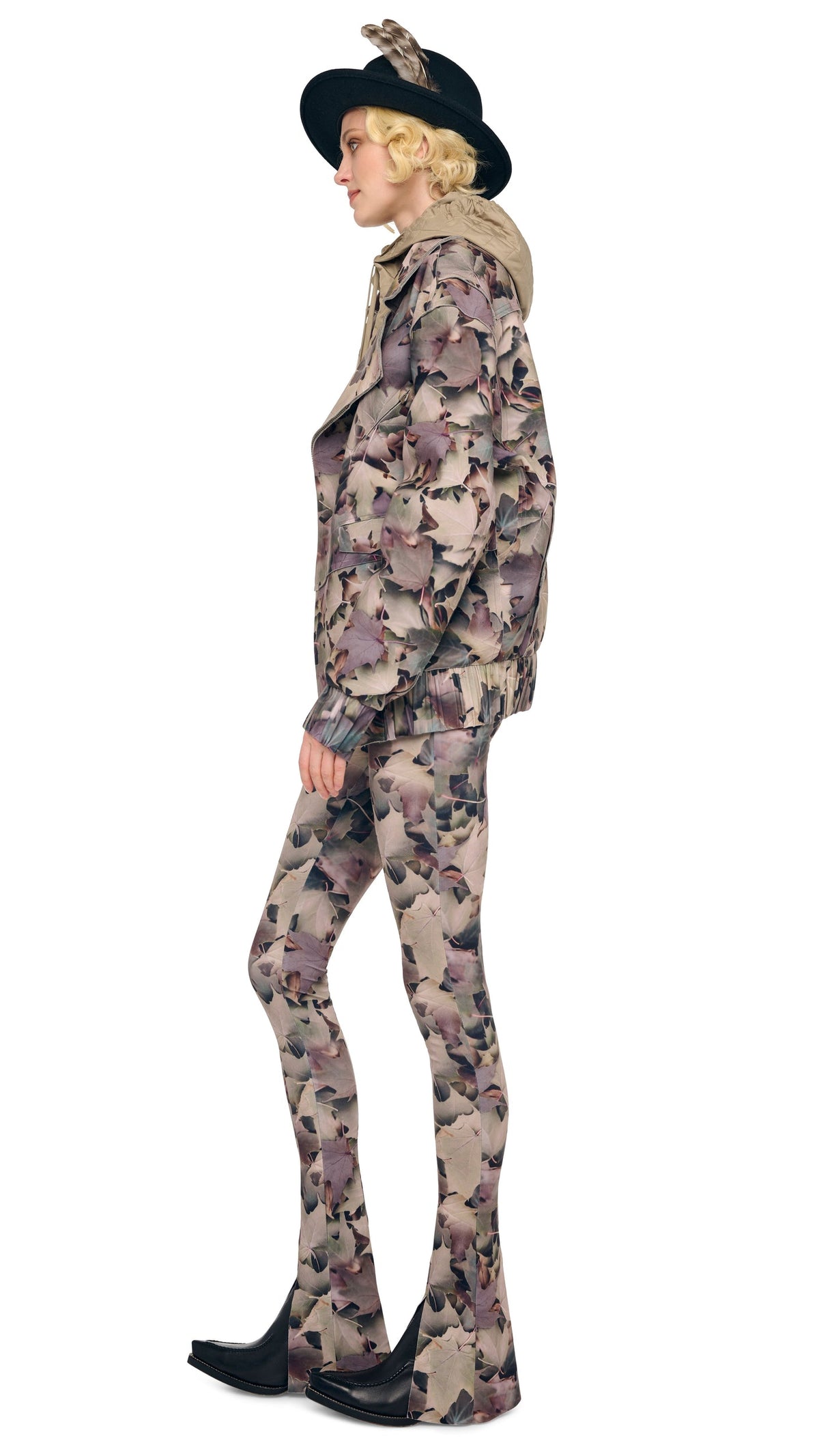 SPAT LEGGING Autumn Leaves | Norma Kamali Women