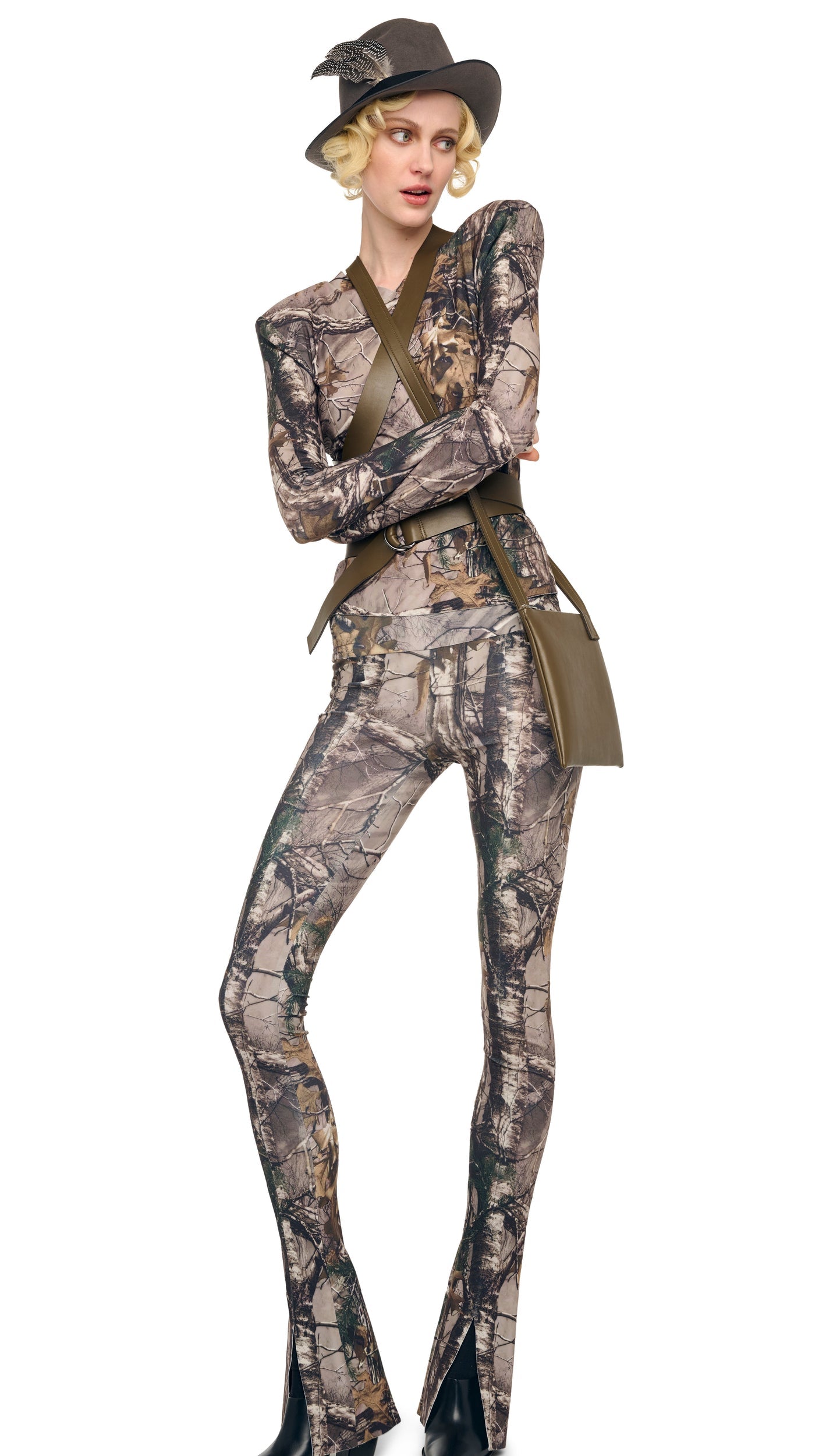 SPAT LEGGING Trees | Norma Kamali Women