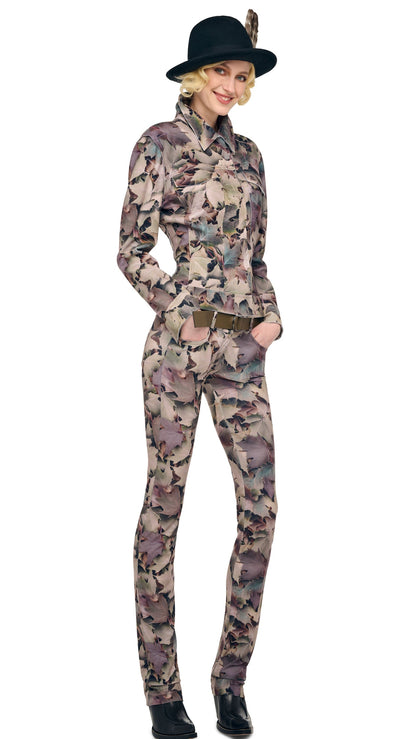 BOOT LEG JEAN Autumn Leaves | Norma Kamali Women