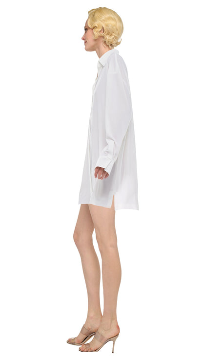 OS BF NK SHIRT DRESS Snow White | Norma Kamali Women