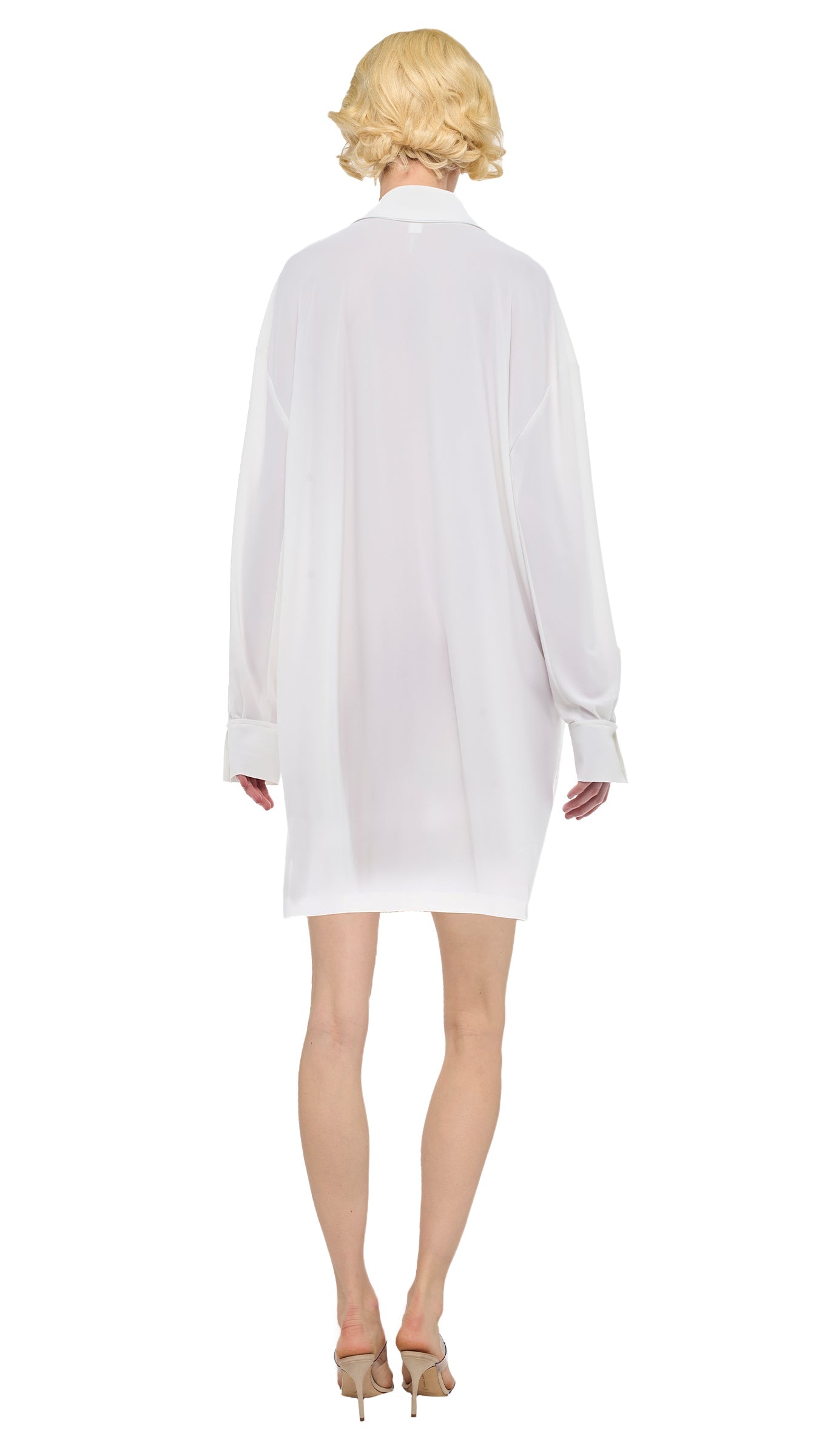 OS BF NK SHIRT DRESS Snow White | Norma Kamali Women