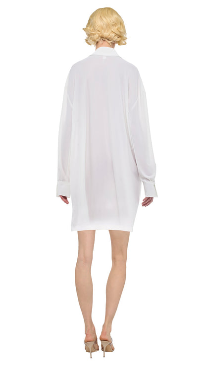 OS BF NK SHIRT DRESS Snow White | Norma Kamali Women