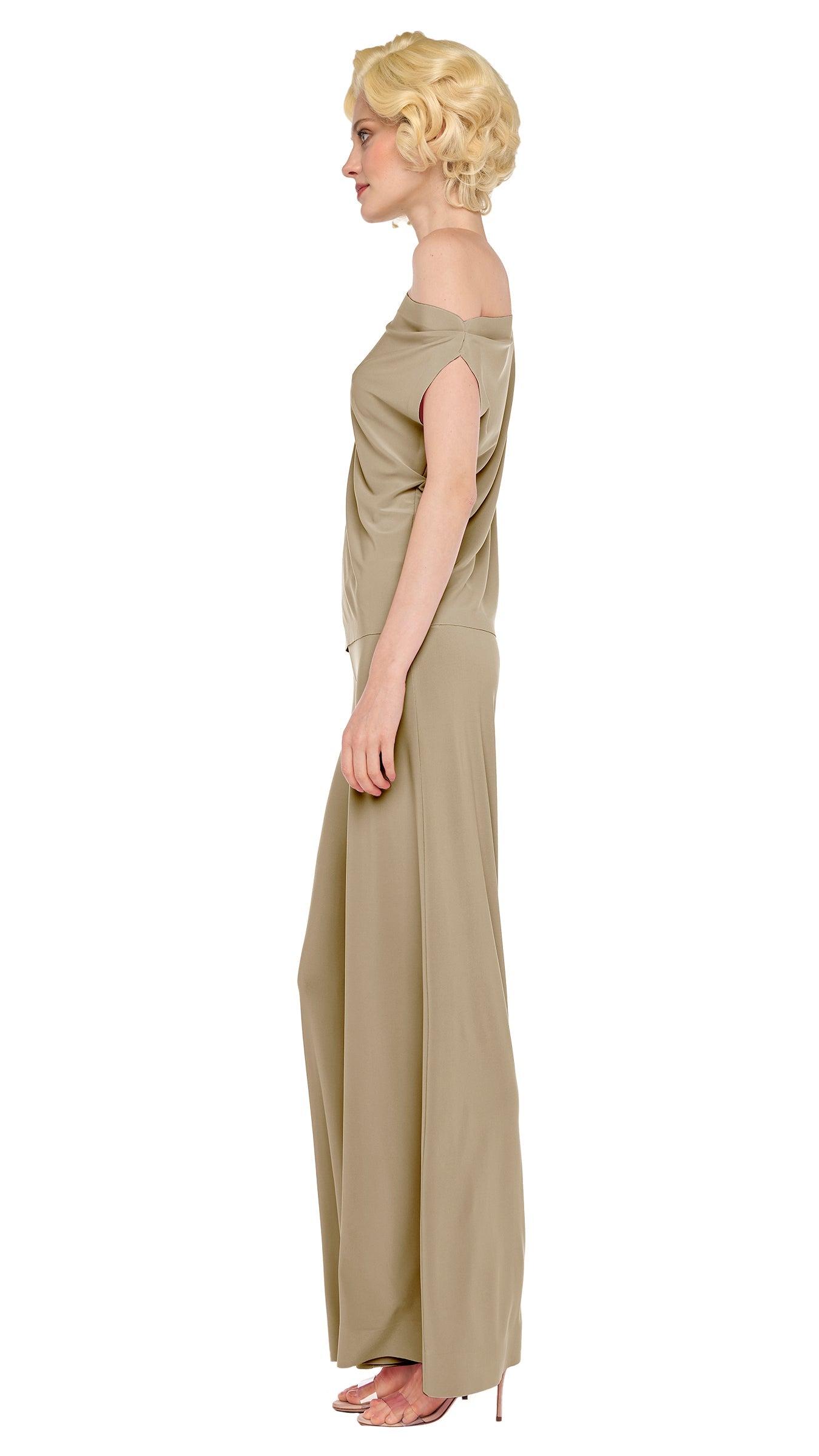DROP SHOULDER TOP Elm | Norma Kamali Women