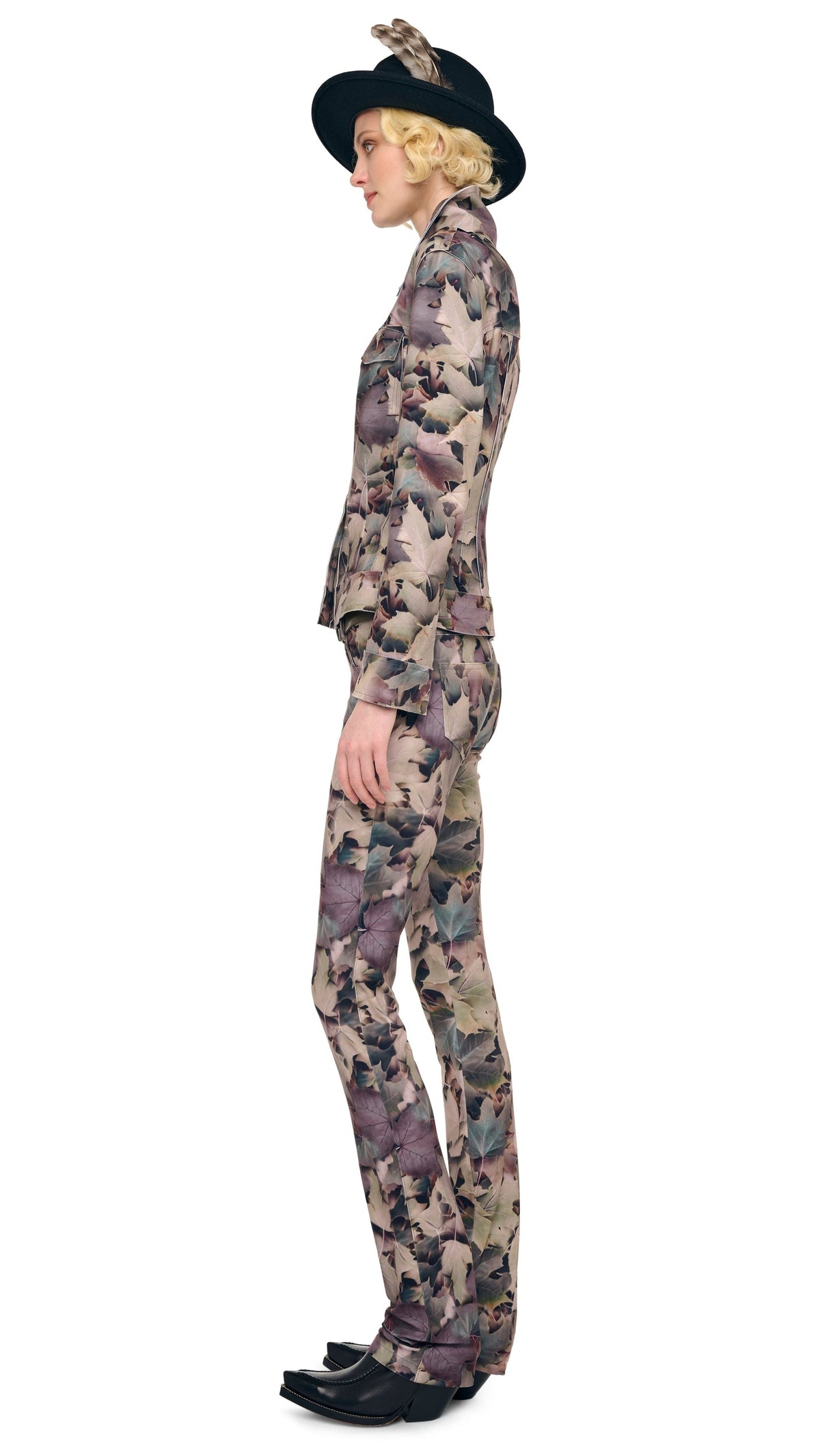 JEANS JACKET Autumn Leaves | Norma Kamali Women