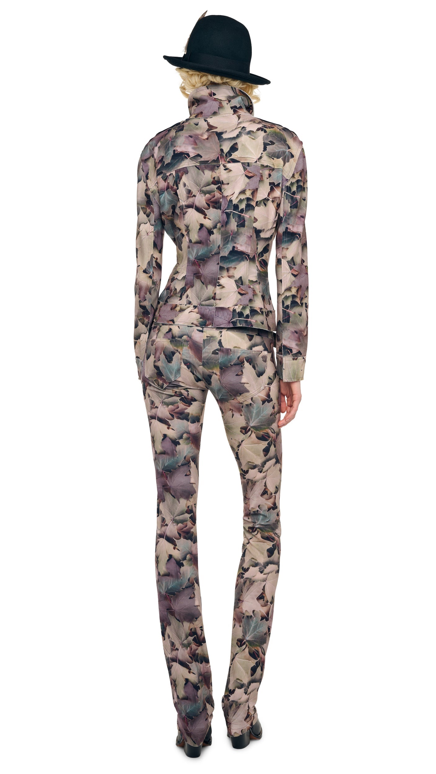 JEANS JACKET Autumn Leaves | Norma Kamali Women