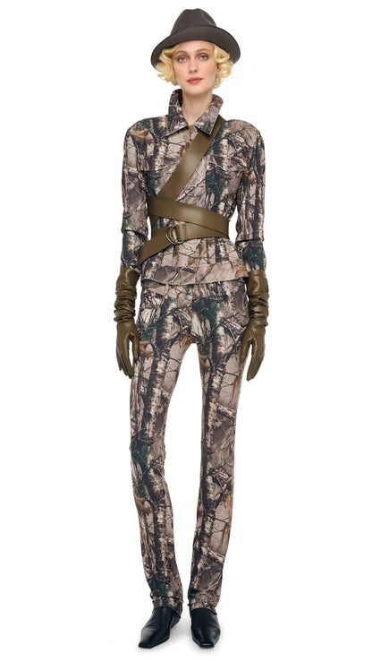 JEANS JACKET Trees | Norma Kamali Women