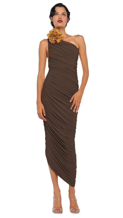 DIANA GOWN Bark | Norma Kamali Women