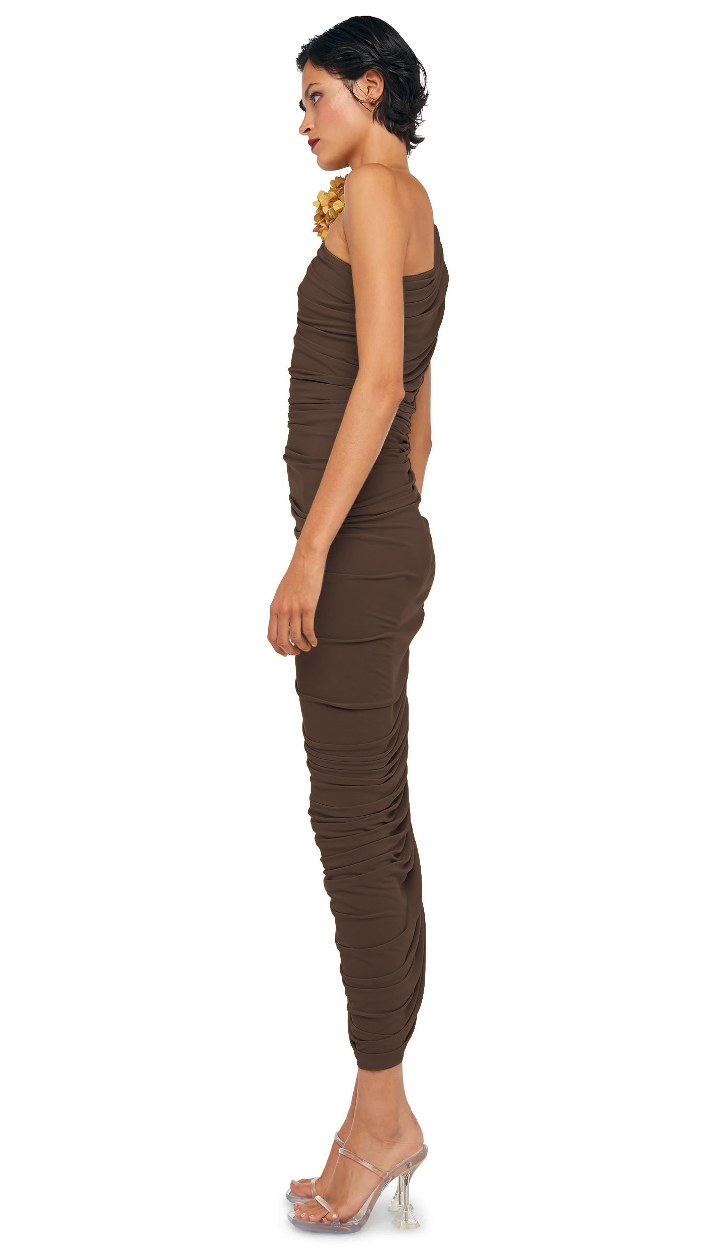 DIANA GOWN Bark | Norma Kamali Women
