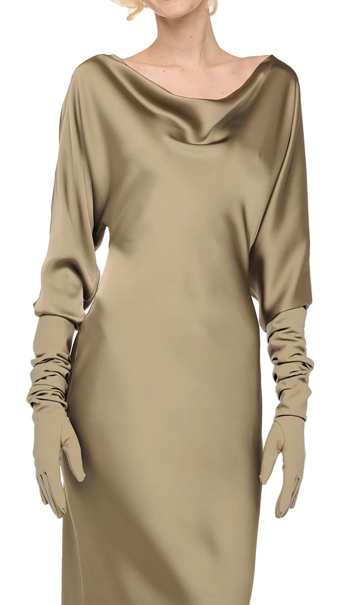 LONG GLOVES Elm | Norma Kamali Women
