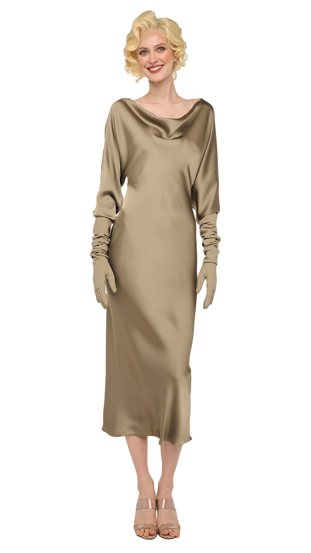 LONG GLOVES Elm | Norma Kamali Women