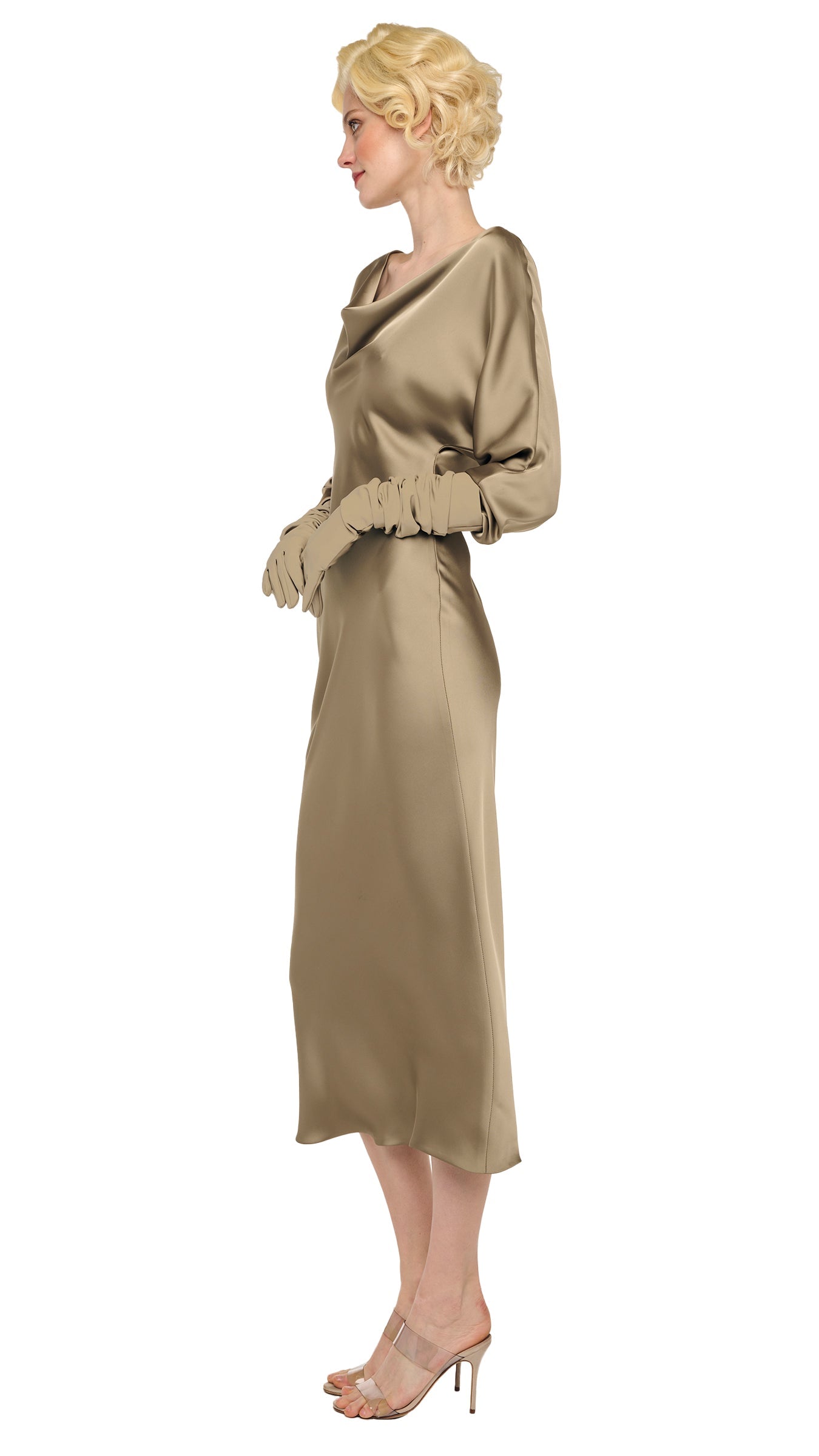 LONG GLOVES Elm | Norma Kamali Women