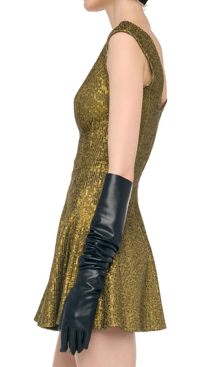 LONG GLOVES Black | Norma Kamali Women